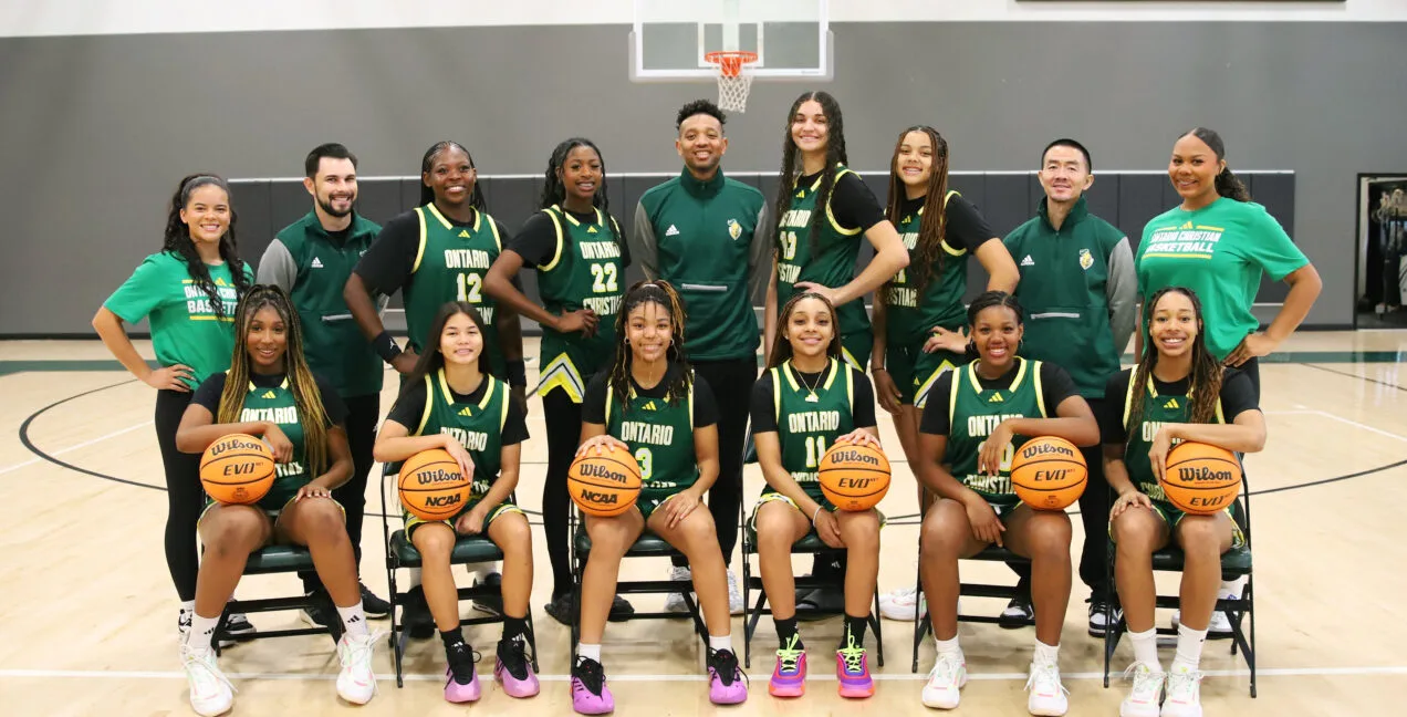 Ontario Christian Girls Basketball Receives National Championship Banner